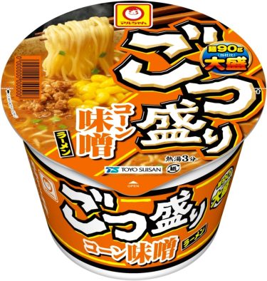 【カップラーメン】マルちゃんごつ盛り – コーン味噌ラーメン　⇒　うまい