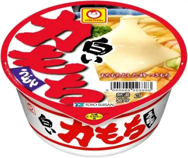 【カップうどん】マルちゃん – 白い力もちうどん　⇒　うまい